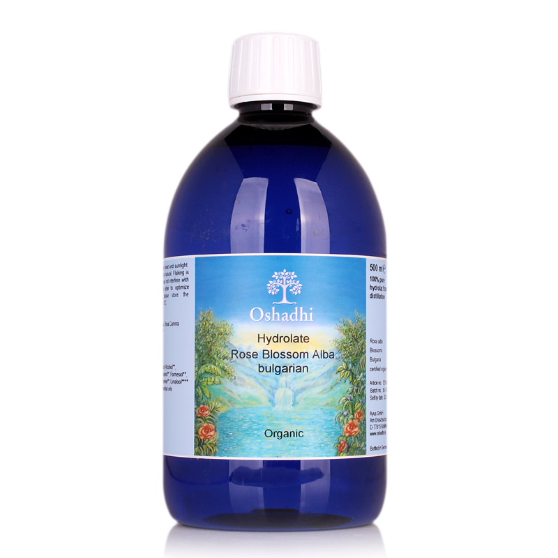 包邮授权正品Oshadhi德国O家#5218保加利亚白玫瑰花水纯露500ml
