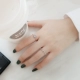 S925 sterling bạc nhẫn nữ hipster Nhật Bản và Hàn Quốc đơn giản Apollo phổ tinh tế nhẫn nhỏ quà tặng trang sức Hàn Quốc