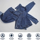 Mùa thu và mùa đông quần yếm denim phù hợp với nam giới dày mặc hàn bảo hiểm lao động quần áo xưởng xưởng bông dụng cụ nhà máy quần áo kiểu đồ bộ Bộ đồ