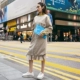 S home chính nữ mùa thu 2019 phiên bản Hàn Quốc mới của áo gió dài phần sang trọng mùa xuân và mùa thu mỏng áo khoác nữ - Trench Coat áo khoác jean nữ Trench Coat