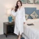 Chất liệu khăn bông mùa thu và mùa đông áo choàng tắm khách sạn vài chiếc áo ngủ nam và nữ thấm nước áo choàng người lớn kích thước lớn quần áo hấp váy ngủ nam mùa đông Night Robe