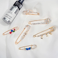 Thời trang Hàn Quốc cổ điển bướm bốn lá cỏ ba lá trâm cài nữ bằng lụa khóa áo len trâm cài khăn choàng phụ kiện hoa cài áo