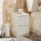 Bàn đầu giường mini 30cm tủ hẹp tủ lưu trữ đầu giường tủ khóa 30cm Bàn đầu giường đơn giản hiện đại đã sẵn sàng - Buồng