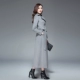 Mùa thu đông 2018 mới áo khoác cashmere dày mỏng dài mùa đông nữ qua eo dài đến eo là áo khoác len mỏng