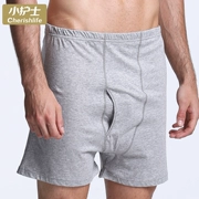 Đồ lót y tá nhỏ, quần béo, quần boxer nam, quần cạp cao, cotton chải, cộng với phân bón