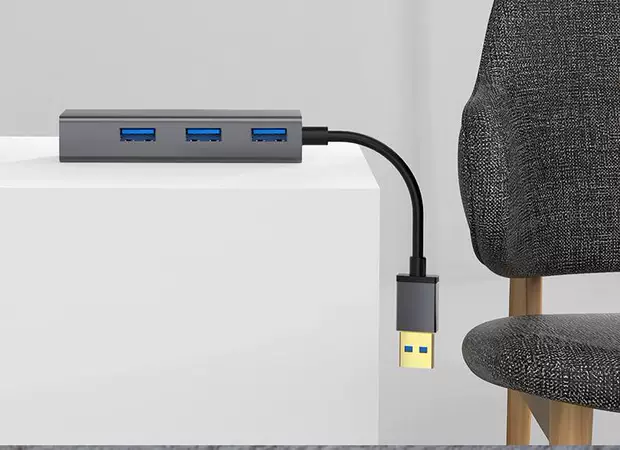 Biaz USB splitter 3.0 giao diện 1 mét máy tính bảng mở rộng HUB 4 cổng tốc độ cao - USB Aaccessories