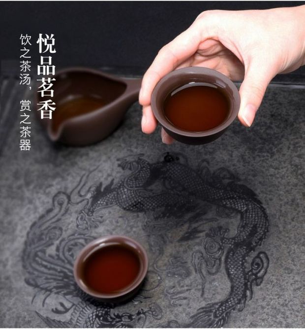 Bộ ấm trà tự động Shengzang Màu tím Đất sét quay Retro Máy pha trà Người đàn ông lười biếng Sự trở lại của phiên bản Great Sage Deluxe - Trà sứ