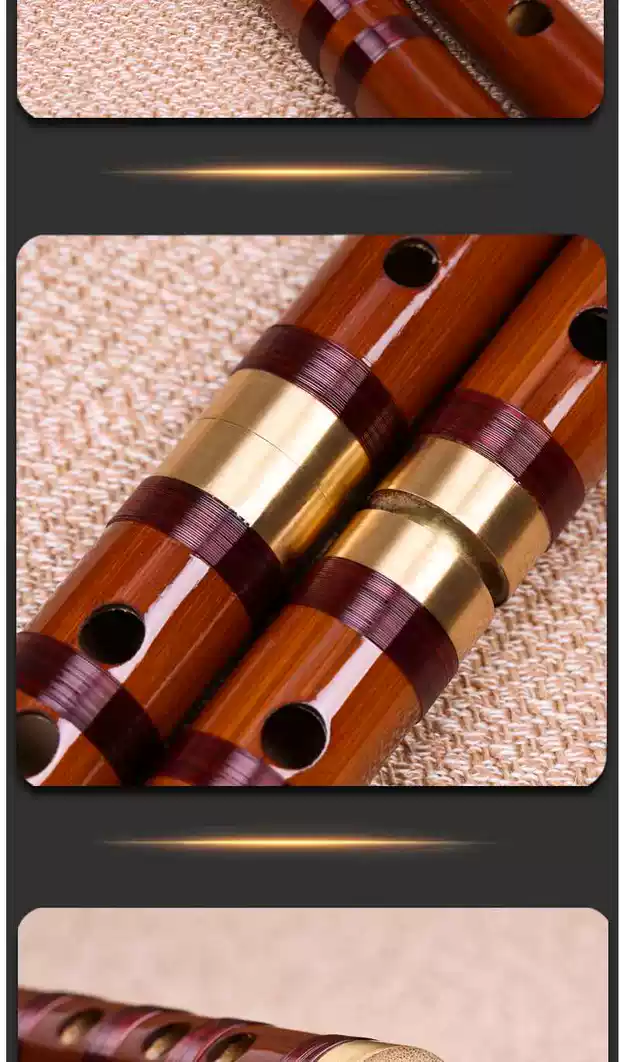 Nhạc cụ Đông Xuehua 8886 sáo người lớn thổi sáo đôi chèn sáo tre đắng - Nhạc cụ dân tộc saotruc maomeo