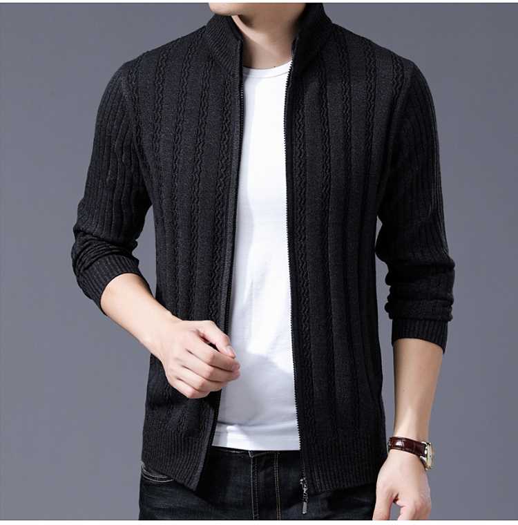 Áo len lông cừu lạ mắt cho nam và nữ thời trang áo len cổ áo giản dị - Áo len thể thao / dòng may áo len mùa đông