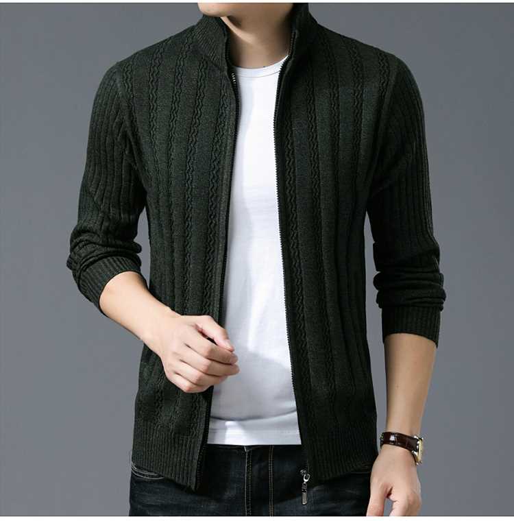Áo len lông cừu lạ mắt cho nam và nữ thời trang áo len cổ áo giản dị - Áo len thể thao / dòng may áo len mùa đông