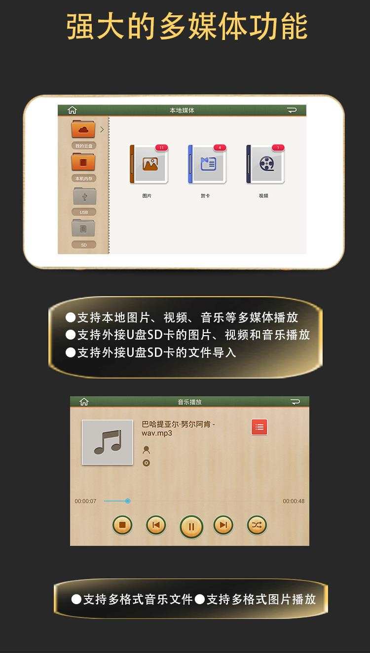 5,5 inch màn hình cảm ứng mạng WIFI khung ảnh kỹ thuật số bóng Môi trường giám sát khổng lồ đám mây khung ảnh với khung ảnh điện tử - Khung ảnh kỹ thuật số khung ảnh số điện tử