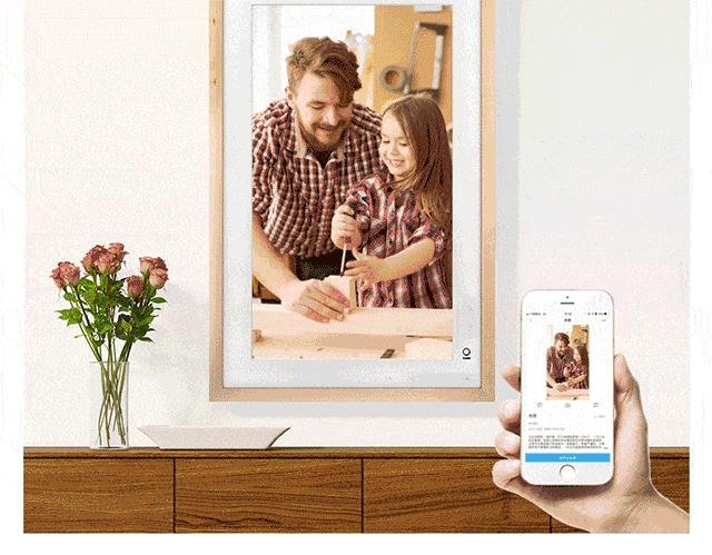 BOE màn hình vẽ 32 inch vuông cao cấp khung ảnh kỹ thuật số album điện tử biểu đồ thay đổi thích ứng APP mạng thông minh từ xa - Khung ảnh kỹ thuật số 	khung ảnh kỹ thuật số treo tường	