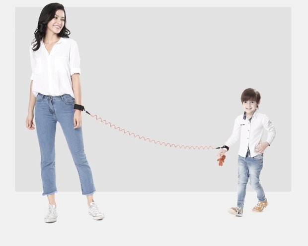 Trẻ em chống mất với dây kéo chống mất vòng đeo tay cho trẻ mới biết đi với trẻ em chống mất dây có dây thép thắt lưng - Dây đeo / Đi bộ Wings / Các vật dụng ngoài trời địu trẻ sơ sinh