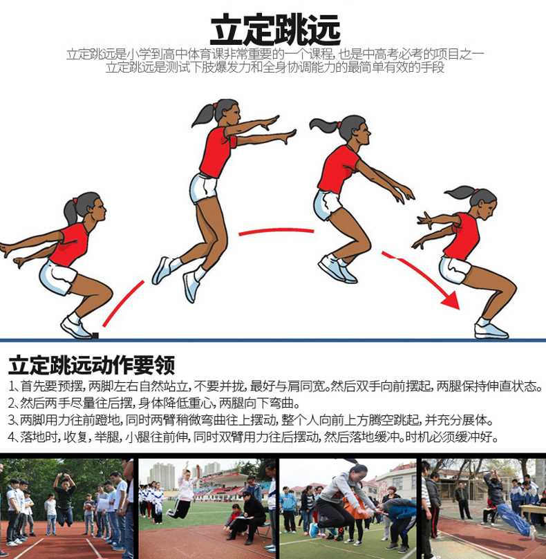 Thử nghiệm nhảy xa đứng dài nhảy thử nghiệm Trung Quốc thử nghiệm đứng dài nhảy mat thiết bị thử nghiệm vật lý mở rộng 1 - Thiết bị thể thao điền kinh đệm nhảy cao