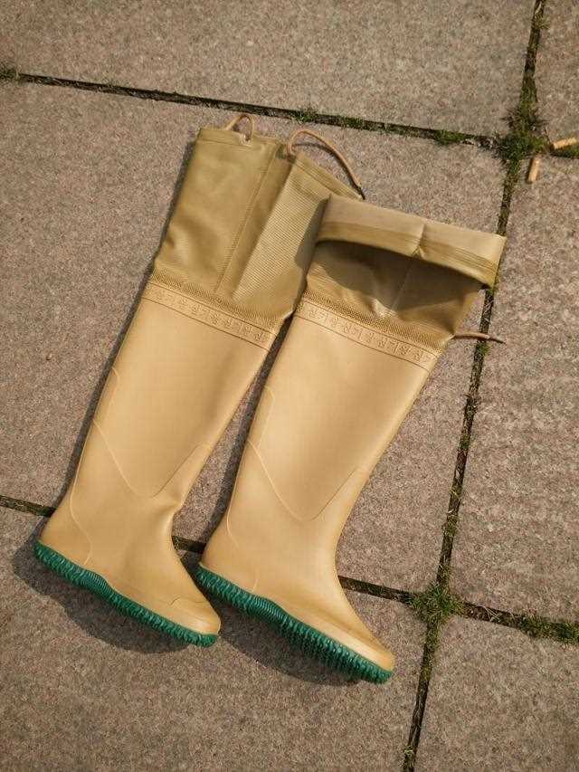 Trên đầu gối ống cao nam và nữ đi mưa đi mưa ủng phẳng mềm - Rainshoes giày không thấm nước nam