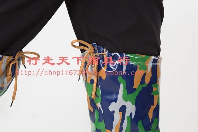 Trên đầu gối ống cao nam và nữ đi mưa đi mưa ủng phẳng mềm - Rainshoes giày không thấm nước nam
