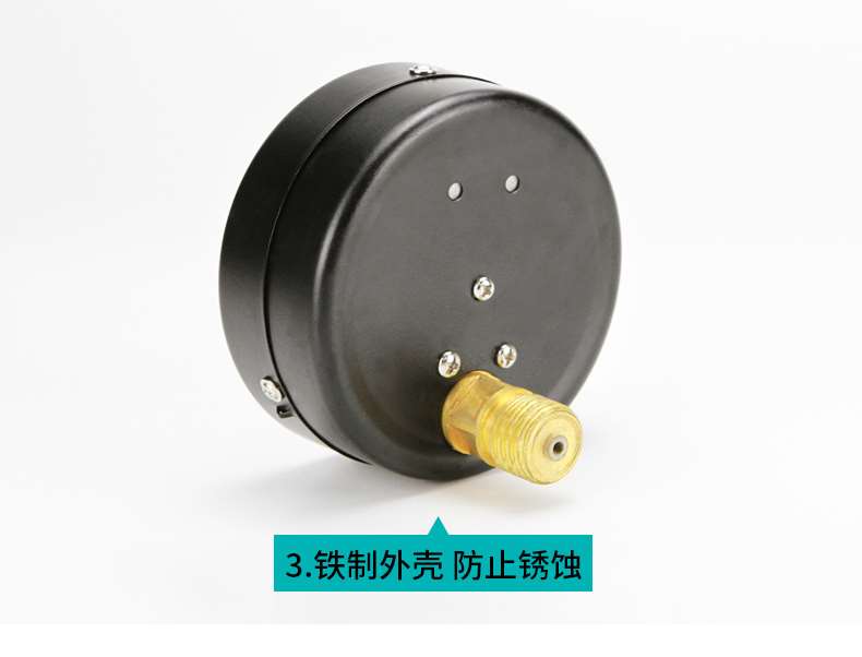 Đồng hồ đo áp suất tiêu chuẩn áp dụng công cụ lắp đặt kỹ thuật đo áp suất công nghiệp chân không chính xác -0.1-0.15MP đồng hồ nhiệt độ độ ẩm