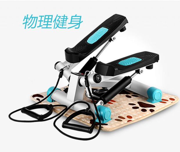 Stepper home câm máy đa chức năng mini thiết bị thể dục miễn phí cài đặt bàn đạp máy màu xanh da trời [không kéo - Stepper / thiết bị tập thể dục vừa và nhỏ