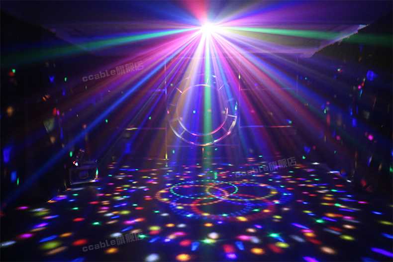 Ktv thiết bị chiếu sáng sân khấu đèn thanh ký túc xá dorm di đèn led pha lê đèn xoay nhiều màu chiếu sáng phòng bóng đèn led nháy liên tục