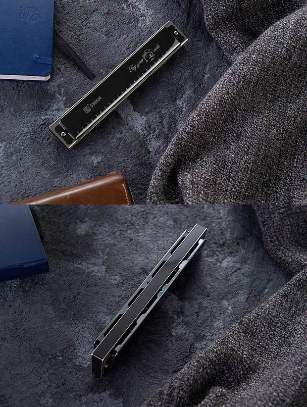 Swan Harmonica 24 lỗ người lớn trẻ em học sinh mới bắt đầu nam và nữ đa âm c giai điệu cạnh tranh nhạc cụ piano - Nhạc cụ phương Tây đàn keyboard