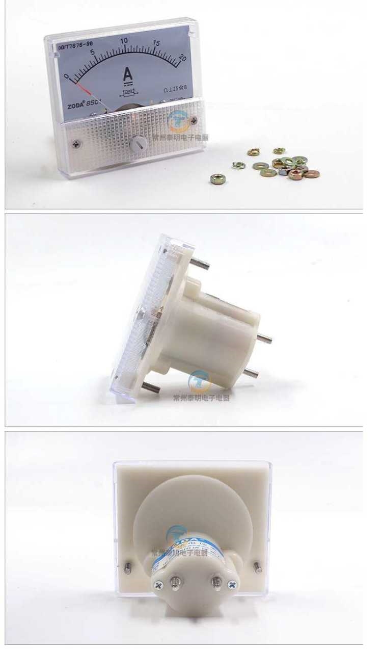 đồng hồ đo áp suất nhớt 85C1 con trỏ cơ khí loại 220 V đầu hiện tại DC 1mA 10 20 30 50A đồng hồ đo nhiệt độ độ ẩm
