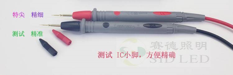 Fine tip CE chứng nhận ban đầu vạn năng đặc biệt tip mạ vàng dụng cụ phổ 20A 1000V đồng hồ điều chỉnh áp suất khí