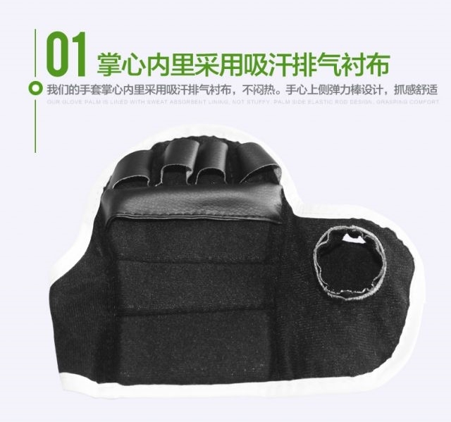 Găng tay đấm bốc Huaya Half Finger Võ thuật dành cho người lớn võ thuật Muay Thai Taekwondo Sanda Găng tay luyện tập Đen và Trắng găng tay twins