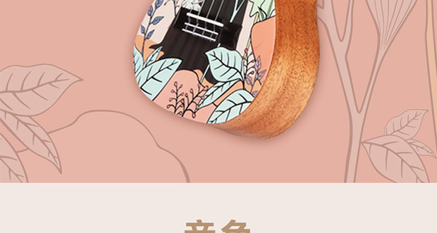 TOM Tom Ouyang Nana thiết kế ukulele ukulelel nhạc cụ gỗ gụ veneer 23 inch - Nhạc cụ phương Tây kèn saxophone alto