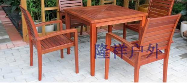 Bàn ghế gỗ trang trí sân vườn Bàn ghế sân vườn kết hợp bàn ngoài trời bàn ghế giải trí bàn gỗ rắn và bàn ghế - Đồ gỗ ngoài trời ghế dã ngoại