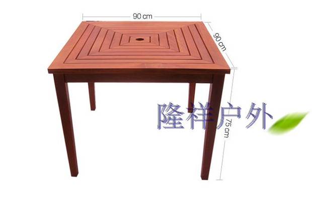Bàn ghế gỗ trang trí sân vườn Bàn ghế sân vườn kết hợp bàn ngoài trời bàn ghế giải trí bàn gỗ rắn và bàn ghế - Đồ gỗ ngoài trời