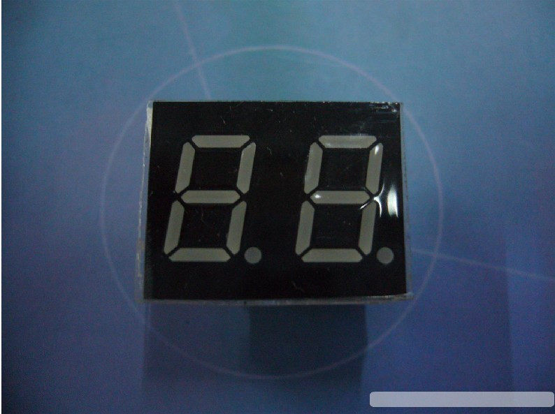 LED digital display module Digital module dual 0 4 inch glow tube co-yin super bright red SM220403D3B