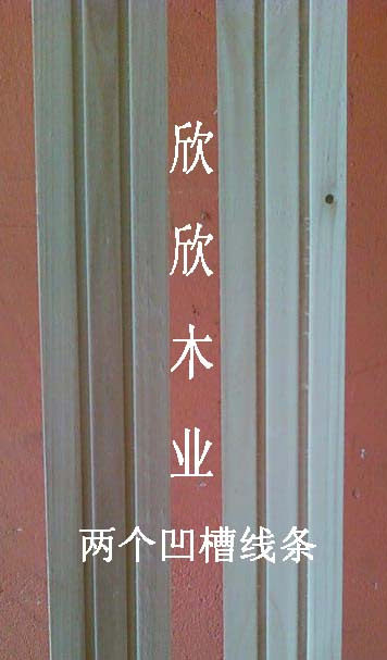 Door sleeve line solid wood line solid wood skirting board window sleeve line waist line fixed pure fir line 2 groove classic