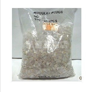 Manufacturer direct sales 1000 only bagged quality RJ45 Internet crystal head preferential price RMB70  bags