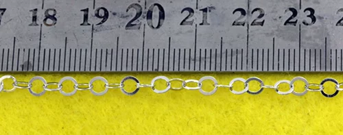 S925 Стерлинговое серебро/белое золото, складываемое колларханским полу -громкой цепью.