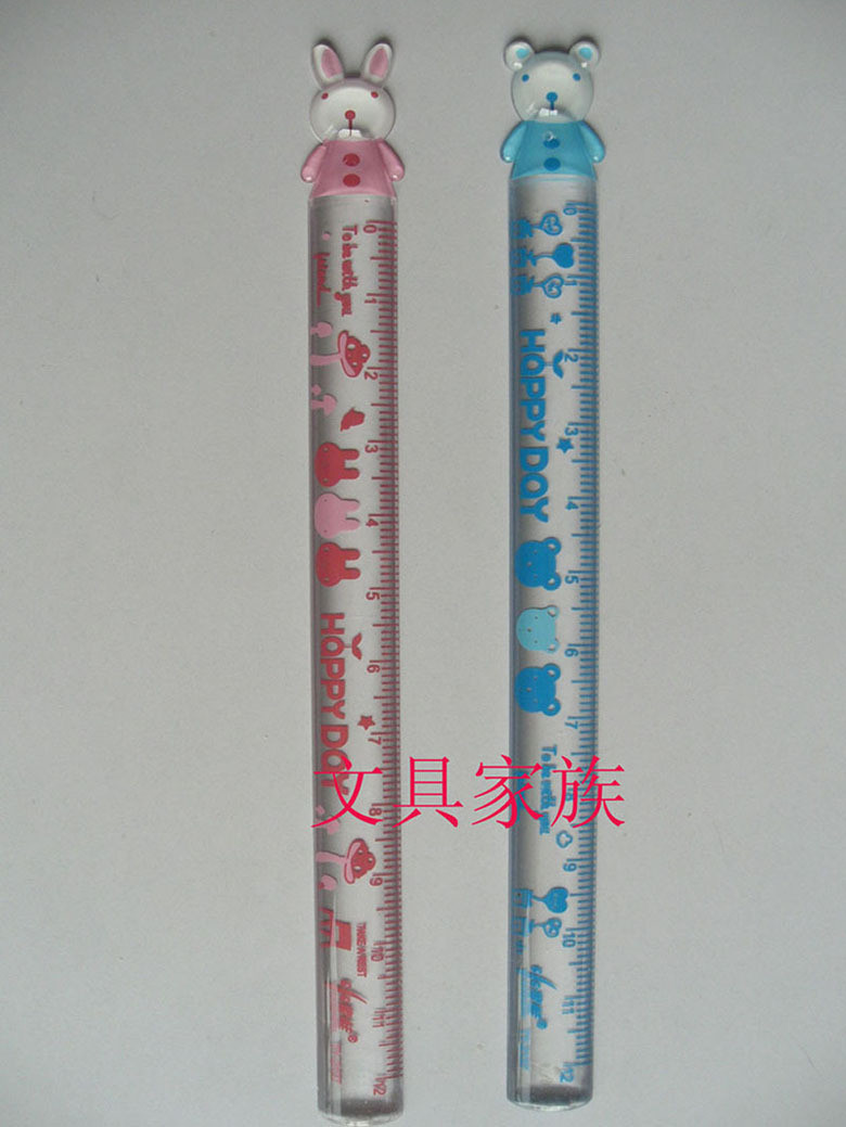 Elementary students stationery childhood cartoon straight ruler student supplies 12cm 2 package patterns are exquisite