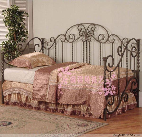 yS036 European style wrought iron sofa bed European style sofa bed pull out day bed single sofa bed