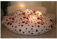 Кожаная арт большая круглая кровать JY-8 может быть заменена цветом, горячими продажами !!!!!!!!!