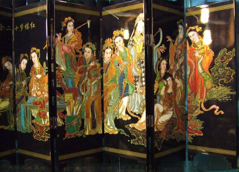 Microscreen painted screen Jinling XII Tambaroid