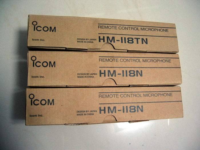 ICOM Car Intercom Universal Microphone (with Numeric Keypad) DTMF Stock Unused