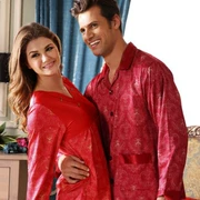 Fenton 2011 đầu thu mới tôn vinh bộ đồ ngủ nhà lụa sang trọng đôi phù hợp với S10608-10598