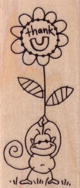 Stampendous Wooden Stamp Security Stamp: N211