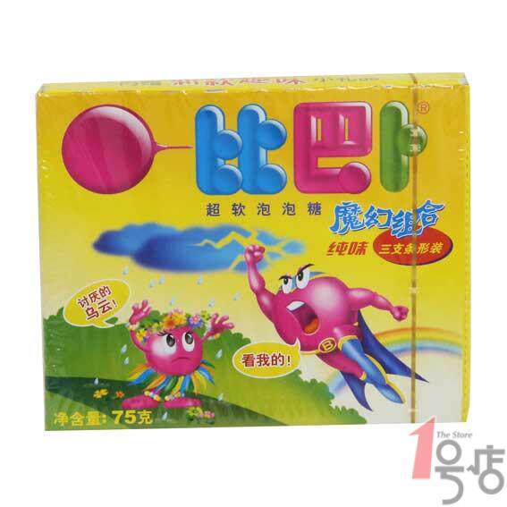 比巴卜 纯味三支条形装 75g