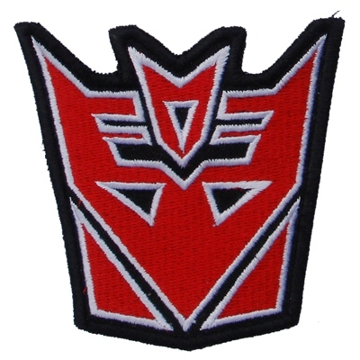 The Rave Car People Arm Badge (red) cloth patch with embroidered label and label cloth placenta for a magic sticker 