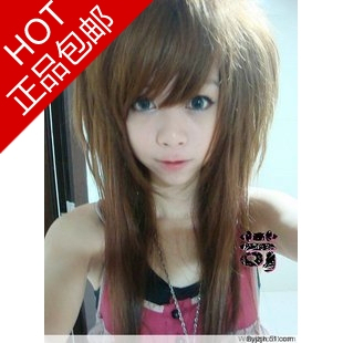 Wig Long Straight Fluffy Cute Long Straight Hair Student Side Bangs Girls Wig Non-Mainstream Wig Wig Long Straight Fluffy Cute Long Straight Hair Student Side Bangs Girls Wig Non-Mainstream Wig