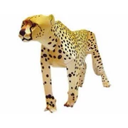 Full 68 Mô hình giấy lao động thủ công 3D DIY cheetah vườn thú với mô tả giấy