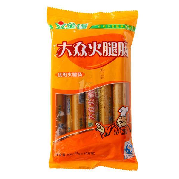 金锣 大众王 优级火腿肠 32g*10/袋