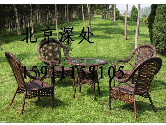 High Backing Vine Chair Leisure Three Pieces of Live Arts Club Desk and Chair Fuji Table and Chair Combined Table and Chair Courtyard Desk and Chair