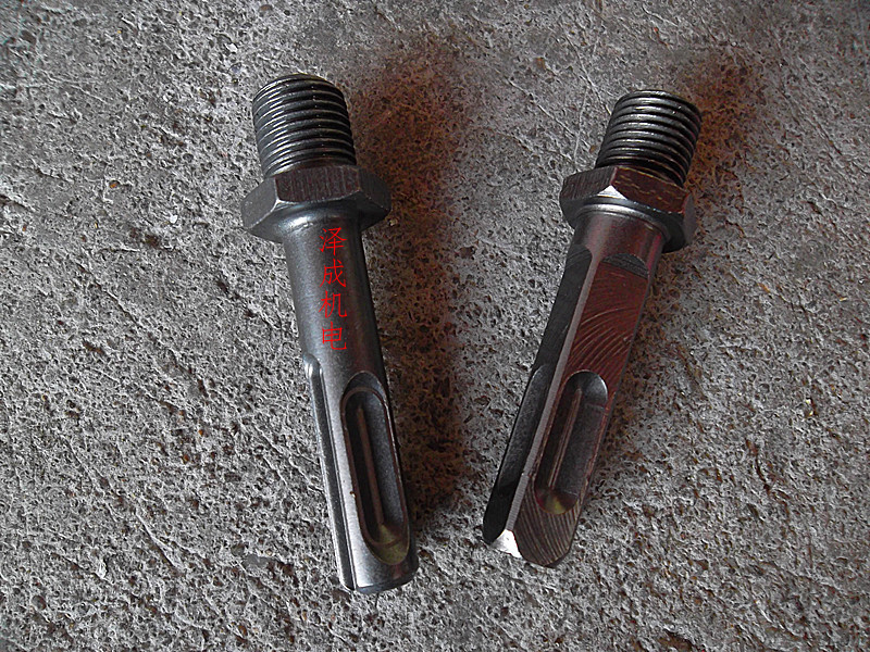 Three-European boutique square handle element handle 13MM 16MM drill chuck connecting lever impact drill electric hammer drill conversion electric drill