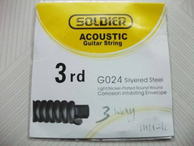 soldier folk ballad string wood guitar strings 3 strings 024 imported steel wire
