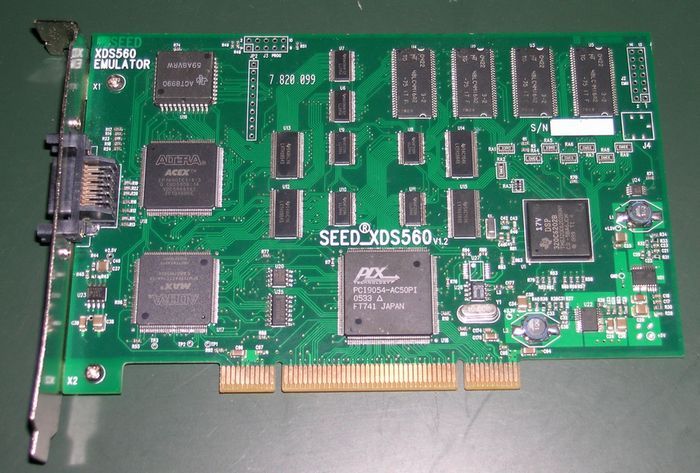 SEED-XDS560PCI PCI interface DSP simulator (Photograph)
